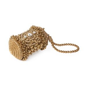 handmade beaded clutch